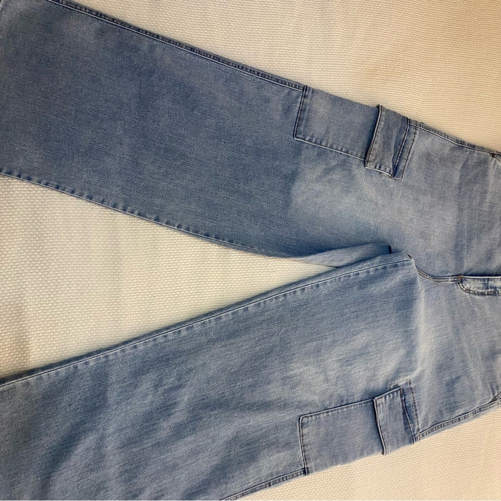 Light Blue Cargo Jeans
